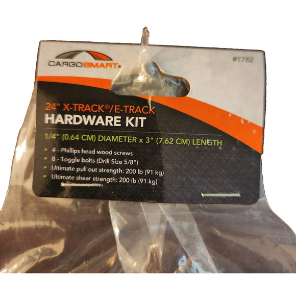 CargoSmart 24in. X-Track/E-Track Hardware Kit, Model# 1782 - Picture 2 of 3
